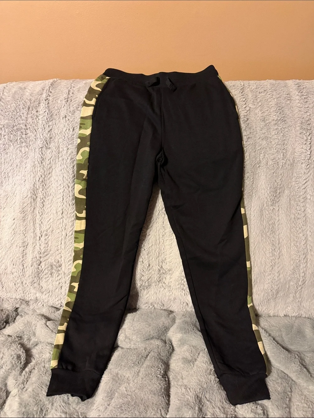 Kids Camo & Black Hoodie and Jogger Set